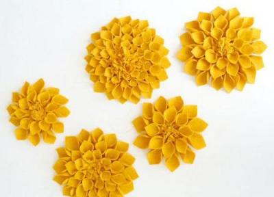 4 روش ساده ساخت گل نمدی تزئینی