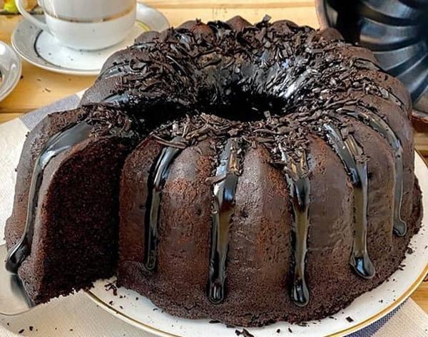 طرز تهیه کیک دبل چاکلت به سبک کافی شاپی